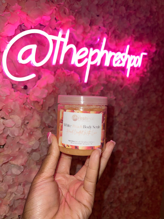 White Peach Body Scrub