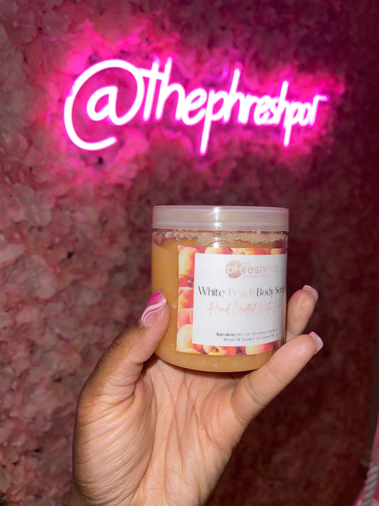 White Peach Body Scrub